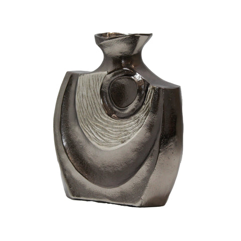 3108_Small_Antique_Nickel_Silver_Aluminium_Vase_B