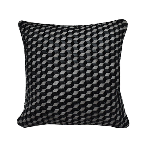 40663-F_Square_Black_and_Ivory_Suede_Leather_Cushion_A
