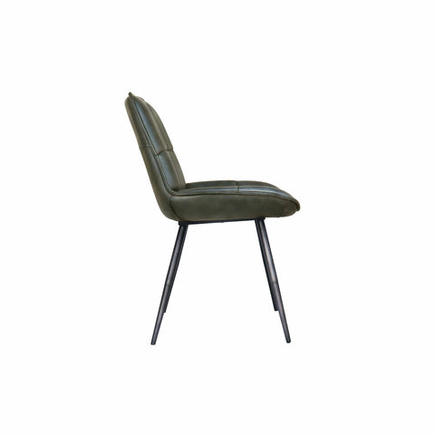 Aiden Leather Chair - Olive