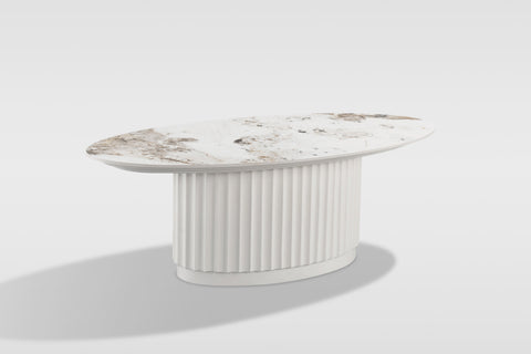 DG-21313CT oval coffee table sideview