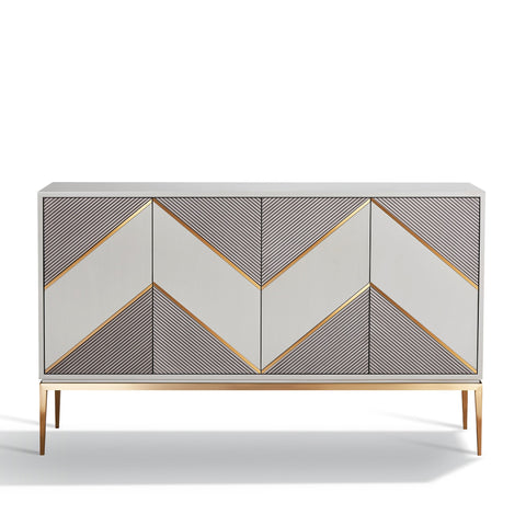 DG_20334_Grey_and_Dark_Nickle_Chevron_4_Door_Sideboard_A
