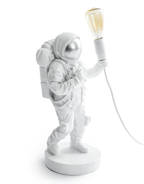DVM46 White Astronaut Lamp