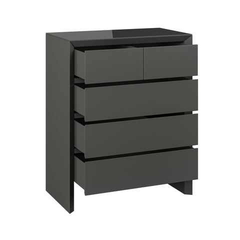 Elite - 3 + 2 Chest Matt Dark Grey - P1437DC10 - Mint