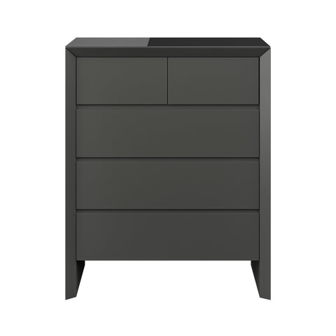 Elite - 3 + 2 Chest Matt Dark Grey - P1437DC10 - Mint