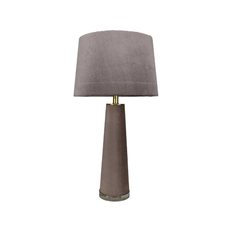 GL28911TO_79_Light_Grey_Fabric_Lamp_with_Light_Grey_Velvet_Shade_A