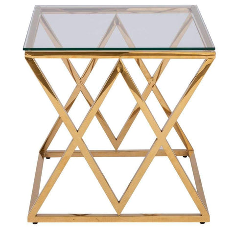 Harper - Side Table - Gold - CS-06G-1 - Mint