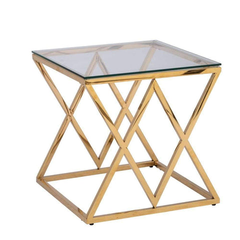 Harper - Side Table - Gold - CS-06G-1 - Mint