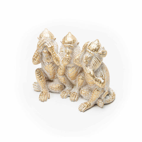 Gold Wise Monkey Set