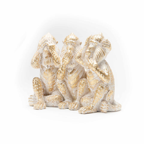 Gold Wise Monkey Set