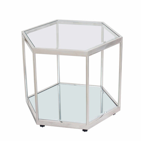 Icon - Side Table - Shining Silver