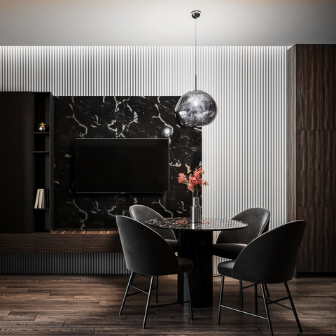 Lava - Pendant Light - Silver - Large