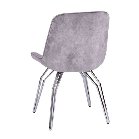 Mason Swivel Chair - Light Grey - Chrome - YT-2099KDS - Mint