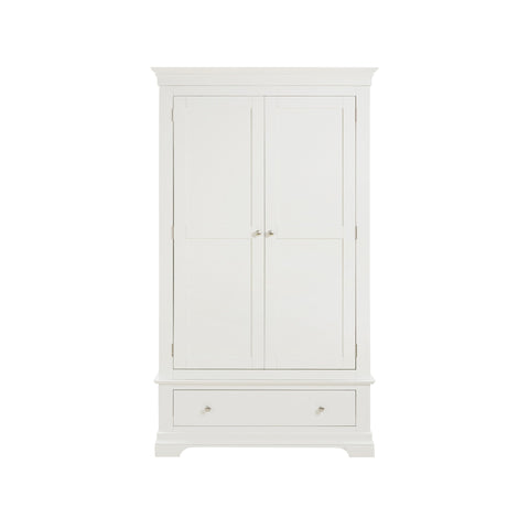 PRV_WD0201FW_Provence_2_Door_Wardrobe_with_Drawer_White_A