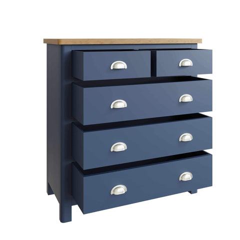 Roman Painted - 2 Over 3 Chest - Blue