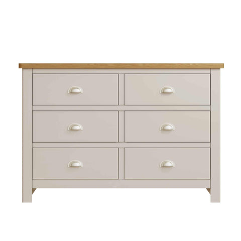 Roman Painted - 6 Drawer chest - Truffle