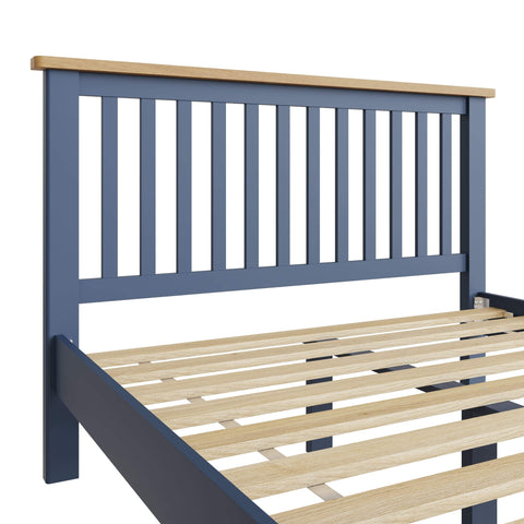 Roman Painted - Double Bed - Blue