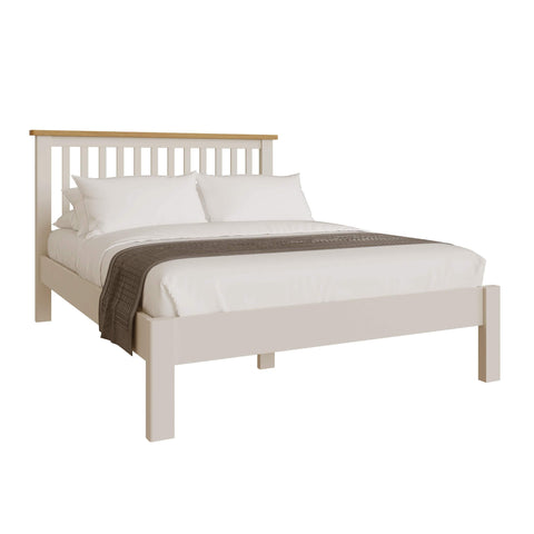 Roman Painted - Double Bed - Truffle