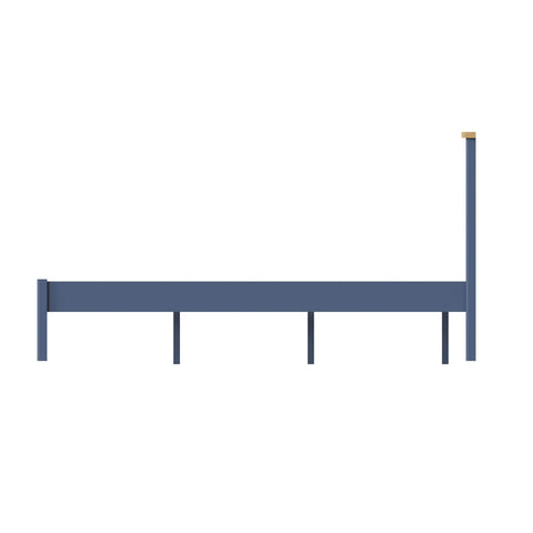 Roman Painted - King Bed - Blue