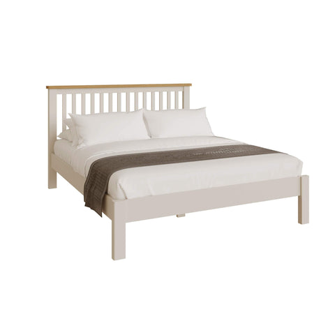 Roman Painted - King Bed - Truffle