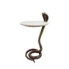 Snake Side Table Marble Top