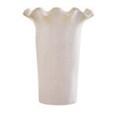 Sonata Cream Scalloped Large Vase