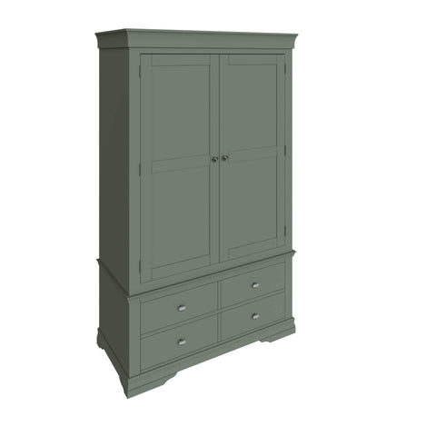Swayne 2 Door 2 Drawer Wardrobe - Cactus Green