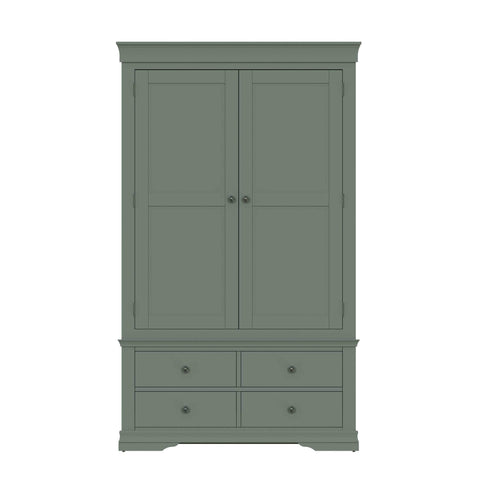 Swayne 2 Door 2 Drawer Wardrobe - Cactus Green