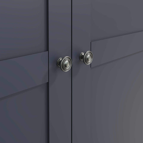 Swayne 2 Door 2 Drawer Wardrobe - Midnight Grey