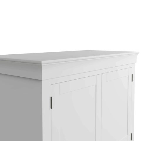 Swayne 2 Door 2 Drawer Wardrobe - White