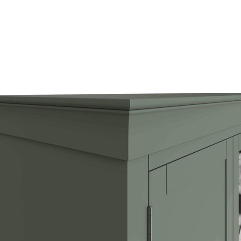 Swayne 3 Door 2 Drawer Wardrobe - Cactus Green