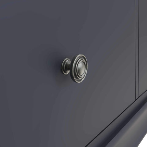 Swayne 3 Door 2 Drawer Wardrobe - Midnight Grey