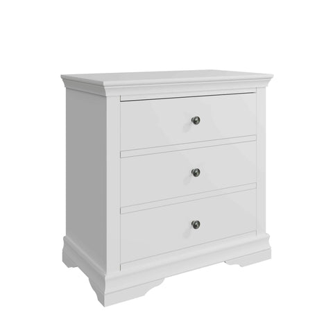 Swayne 3 Drawer Chest - White