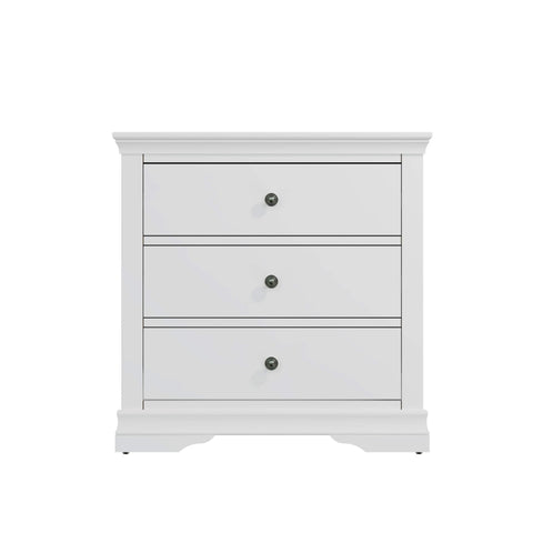 Swayne 3 Drawer Chest - White