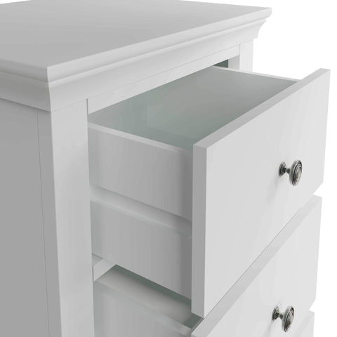 Swayne 5 Drawer Wellington - White