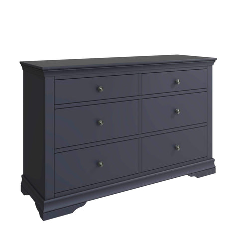 Swayne 6 Drawer Chest - Midnight Grey