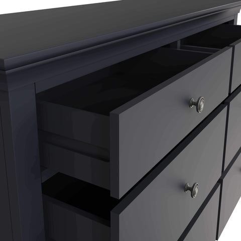 Swayne 6 Drawer Chest - Midnight Grey