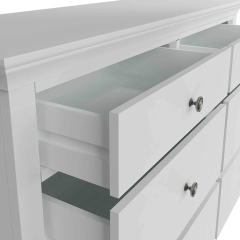 Swayne 6 Drawer Chest - White
