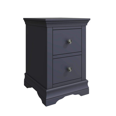 Swayne Bedside Cabinet - Midnight Grey