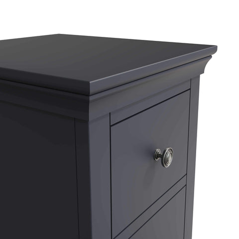 Swayne Bedside Cabinet - Midnight Grey