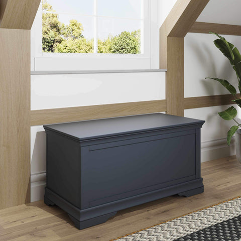 Swayne Blanket Box - Midnight Grey
