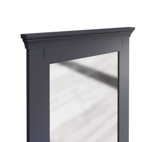 Swayne Cheval Mirror - Midnight Grey