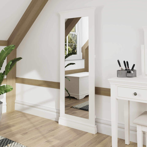 Swayne Cheval Mirror - White