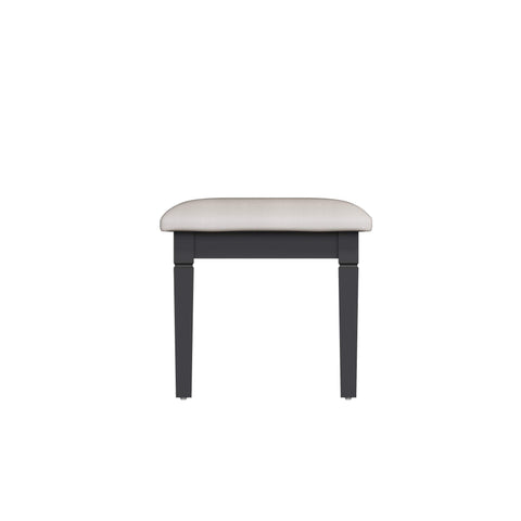 Swayne Dressing Stool - Midnight Grey