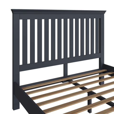 Swayne King Bed - Midnight Grey