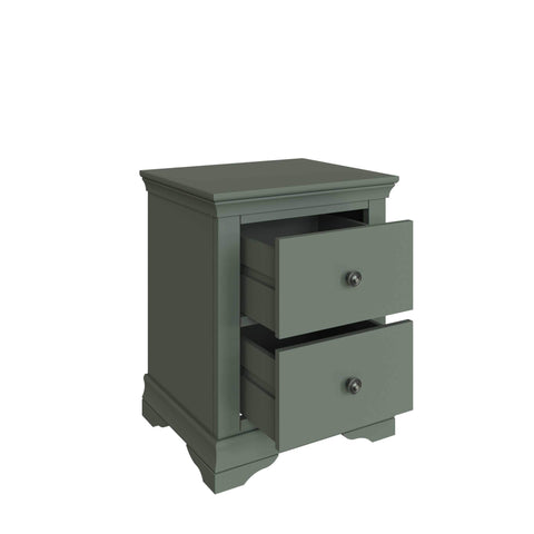 Swayne Large Bedside Cabinet - Cactus Green