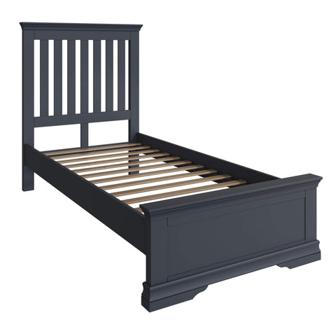Swayne Single Bed - Midnight Grey