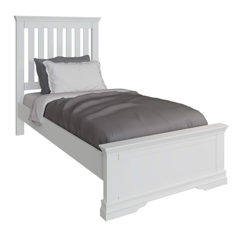 Swayne Single Bed - White