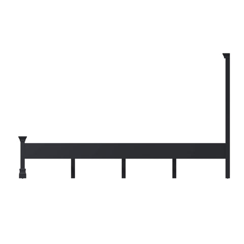 Swayne Super King Bed - Midnight Grey