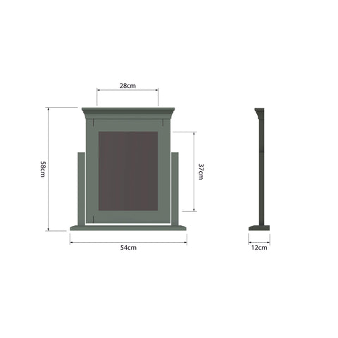 Swayne Trinket Mirror - Cactus Green