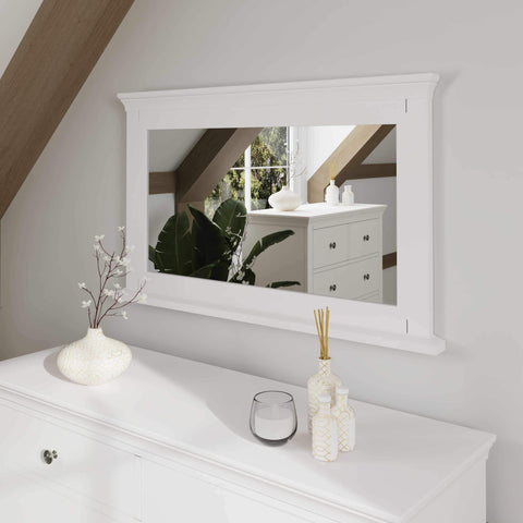 Swayne Wall Mirror - White